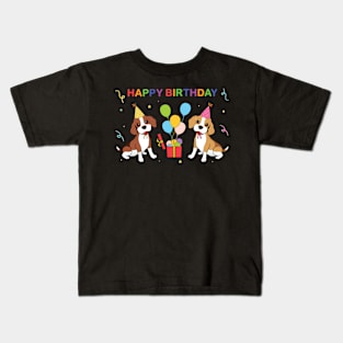 Dog Birthday Kids T-Shirt